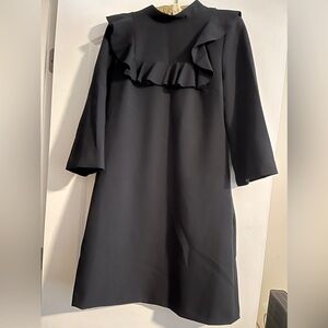 Banana Republic Womens Black Lined Dress